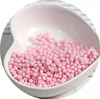 rose gold seed beads