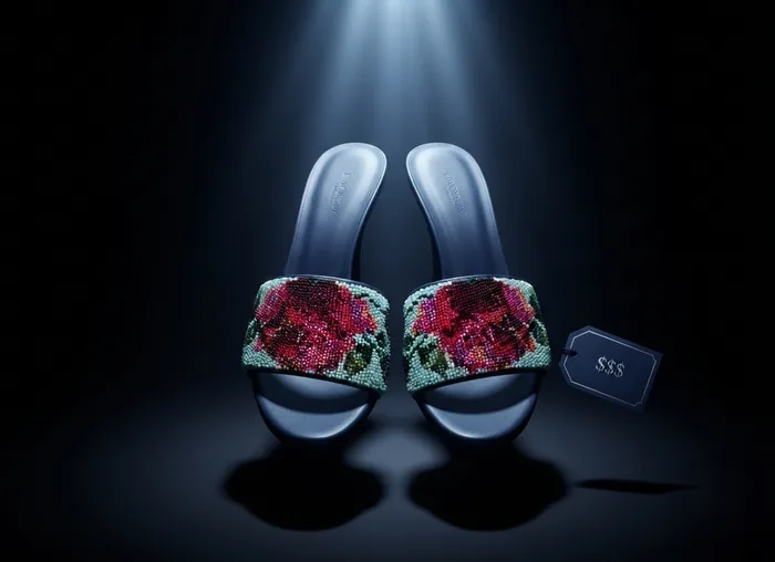 Ready-made beaded shoes and bags collection